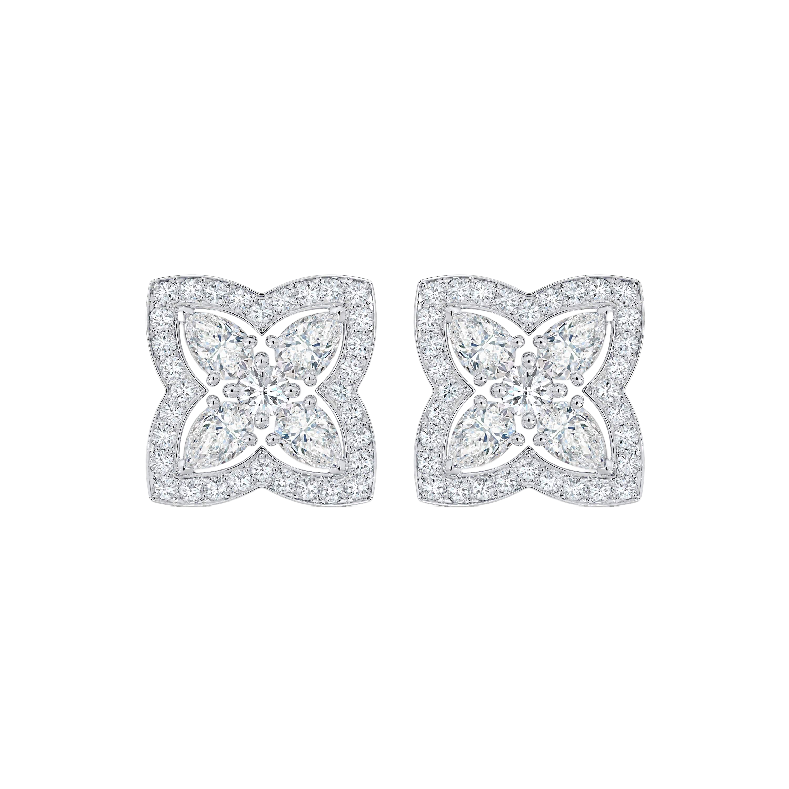 Heart Diamond Earrings